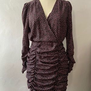 Super flattering ZARA long sleeve mini dress size MEDIUM